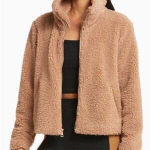 Beyond Yoga Faux Fur Zip Jacket